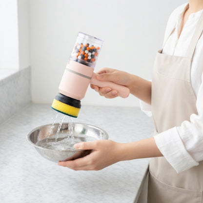 Electric Cleaning Brush with Rotating Head